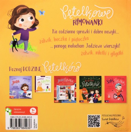Pętelkowe rymowanki. Jadziowe wierszyki na dobre nawyki. Jadzia Pętelka - Barbara Supeł [KSIĄŻKA]