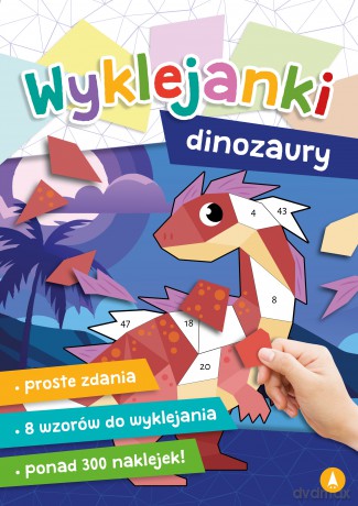 Dinozaury. Wyklejanki [KSIĄŻKA]