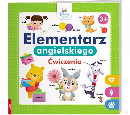 Disney Maluch Elementarz angielskiego ćwiczenia HOP-9207 [KSIĄŻKA]