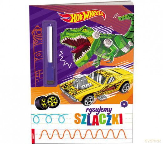 Mattel Hot Wheels Rysujemy szlaczki KSS-1602 [KSIĄŻKA]