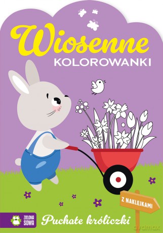 Puchate króliczki. Wiosenne kolorowanki [KSIĄŻKA]
