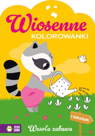 Wesoła zabawa. Wiosenne kolorowanki [KSIĄŻKA]