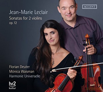 Florian Deuter: Leclair: Sonatas for 2 violins Op. 12, 1-6 [CD]