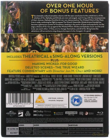 Wicked: For Good (Wicked: Na dobre) (steelbook) [Blu-Ray 4K]+[Blu-Ray]