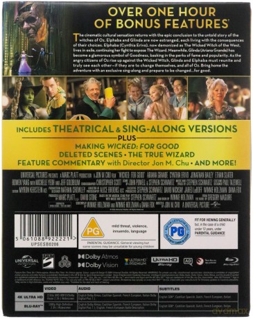 Wicked: For Good (Wicked: Na dobre) (steelbook) [Blu-Ray 4K]+[Blu-Ray]