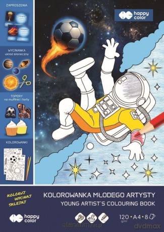Kolorowanka Cosmo Ball A4 HAPPY COLOR [KSIĄŻKA]