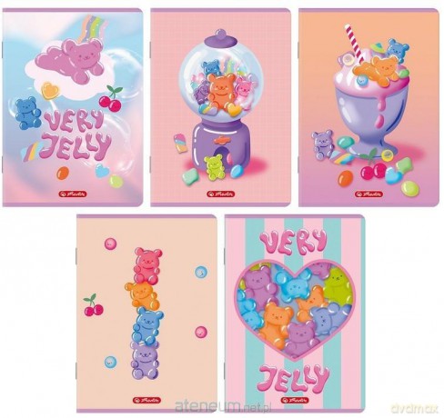 Zeszyt A5/32K linia Jelly (10szt) HERLITZ