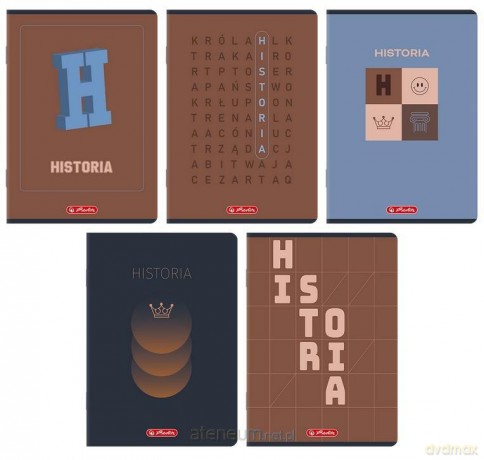 Zeszyt A5/60K kratka Historia (10szt) HERLITZ