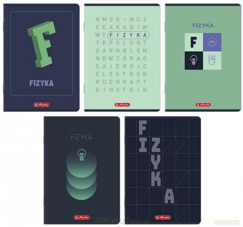 Zeszyt A5/60K kratka Fizyka (10szt) HERLITZ