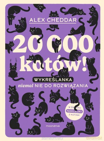 20 000 kotów! Wykreślanka niemal nie do... - Alex Cheddar [KSIĄŻKA]
