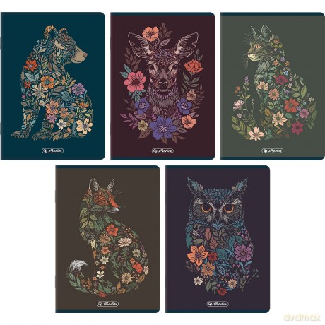 Zeszyt A5/32K kratka Florimals (10szt) HERLITZ