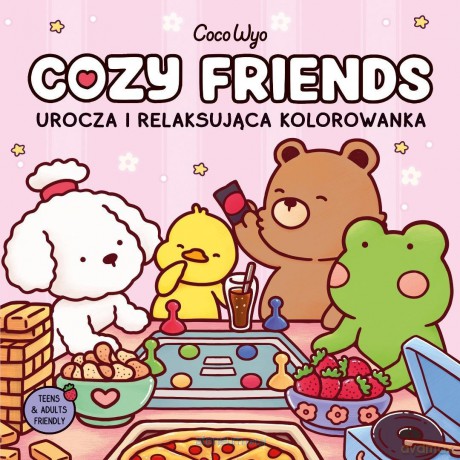 Cozy Friends. Urocza i relaksująca kolorowanka - Coco Wyo [KSIĄŻKA]