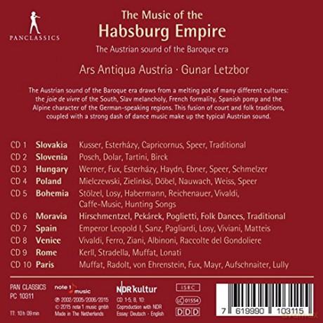 Ars Antiqua Austria: Music of the Hapsburg Empire (Works by Esterházy, Fux, Vivaldi et. al.) [10CD]