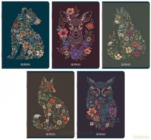 Zeszyt A5/60K linia Florimals (10szt) HERLITZ