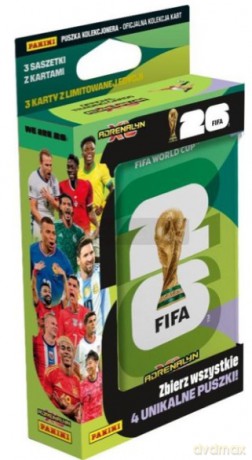 Fifa Word Cup 2026 Adrenalyn XL Mini puszka