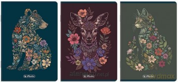 Zeszyt A4/60K kratka Florimals (5szt) HERLITZ