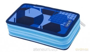 Piórnik 23 części podwójny Blue Goal HERLITZ
