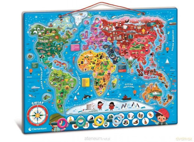 Puzzle magnetyczne świat