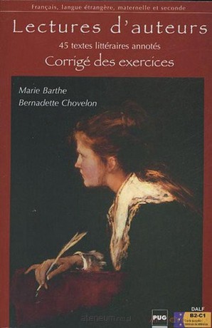 Lectures d'auteurs corrige - Barthe Marie [KSIĄŻKA]