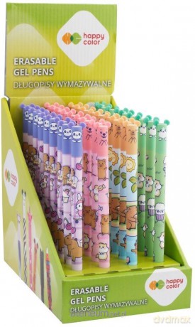 Długopis wymaz. Kapibara 0,5mm niebieski (36szt)