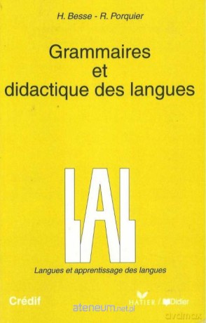 Grammaires et didactique des langues - Henri Besse [KSIĄŻKA]