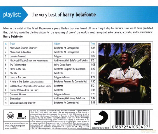 Harry Belafonte: The Very Best Of Harry Belafonte [CD]