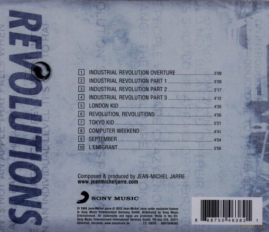 Jean Michel Jarre: Revolutions [CD]