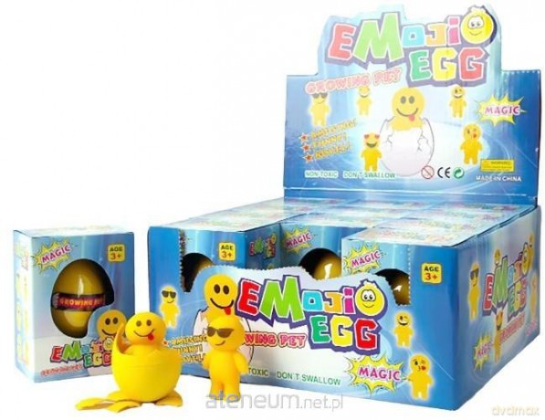 Emojio egg growing pet, rosnący emotek w jajku [FIGURKA]