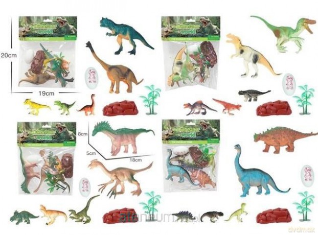 Zestaw dinozaurów z jajem [FIGURKA]