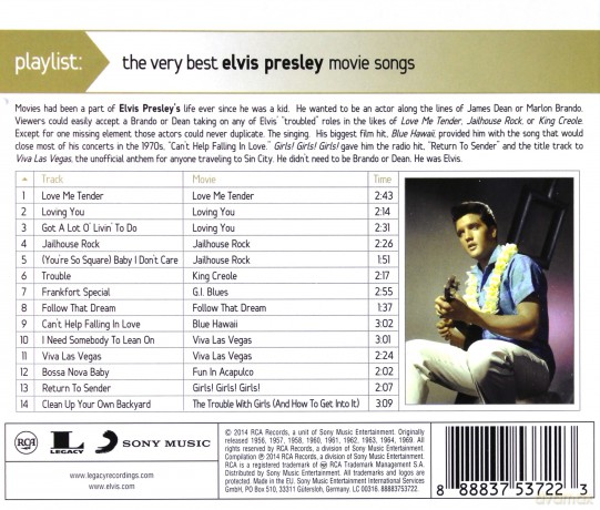 Elvis Presley: The Very Best Movie Music Of Elvis Presley [CD]