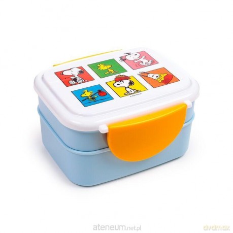 Pudełko na lunch ze sztućcami Peanuts Snoopy