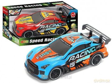 Auto sportowe ze światłem i dźwiękiem 1:18,
