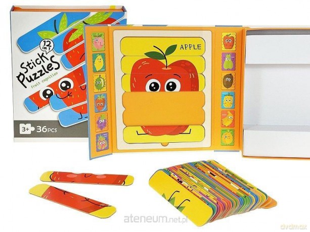 Puzzle paski - Owoce 36el