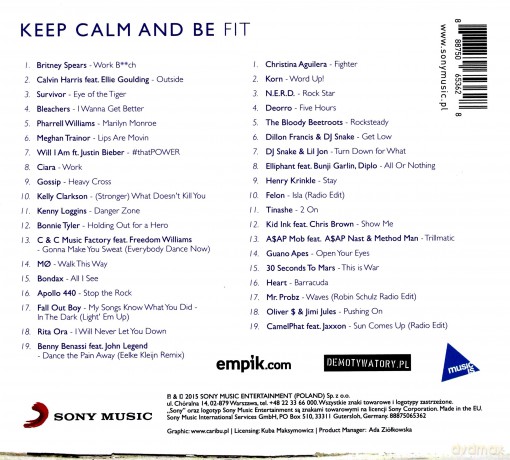 Keep Calm and... Be Fit [CD]