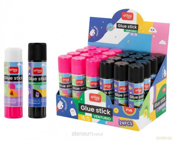 Klej w sztyfcie 15g (24szt) EASY