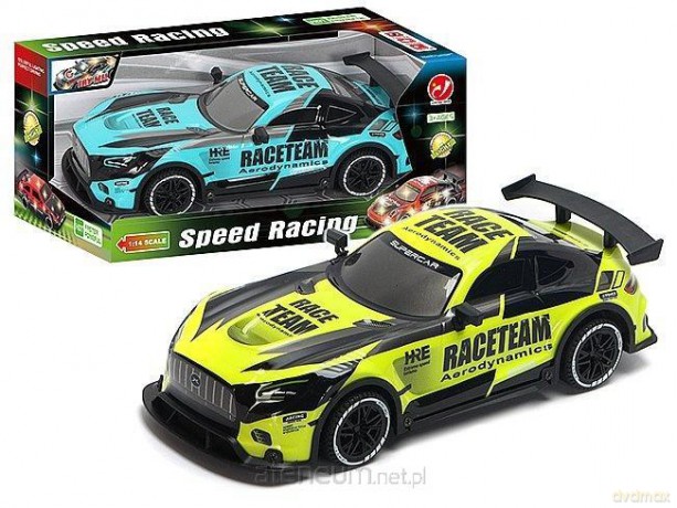 Auto sportowe ze światłem i dźwiękiem 1:14