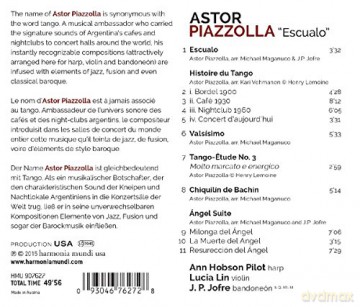 Ann Hobson Pilot: Piazzolla: Escualo [CD]