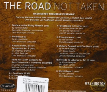 Washington Trombone Ensemble: The Road Not Taken [CD]