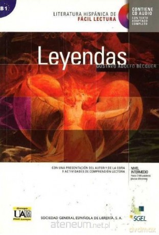 Leyendas B1 +CD - Miguel de Cervantes [KSIĄŻKA]