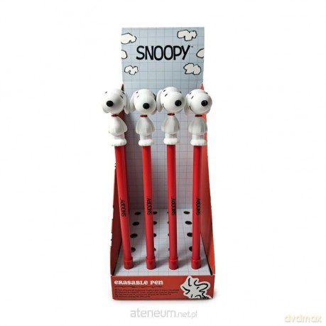 Długopis z silikonową wymazywalny Snoopy (20szt)