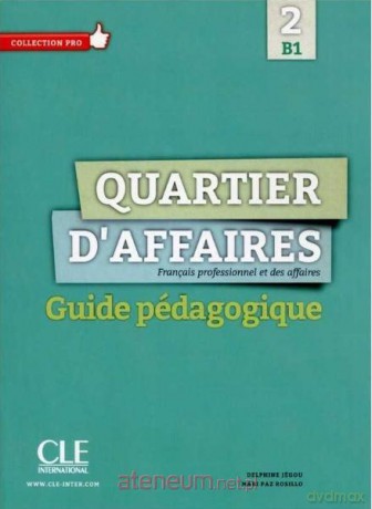 Quartier d'affaires 2ed. przewodnik metodyczny B1 - Delphine Jegou, Mari Paz Rosillo [KSIĄŻKA]