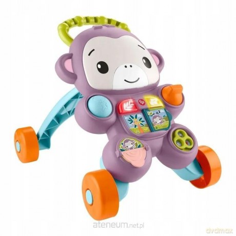 Fisher-Price Fioletowa Małpka Interaktywny Chodzik