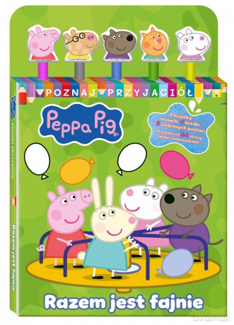 Razem jest fajnie. Świnka Peppa. Poznaj przyjaciół [KSIĄŻKA]