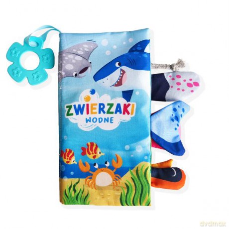 Zwierzaki wodne. Książeczka sensoryczna - Monika Ślizowska [KSIĄŻKA]