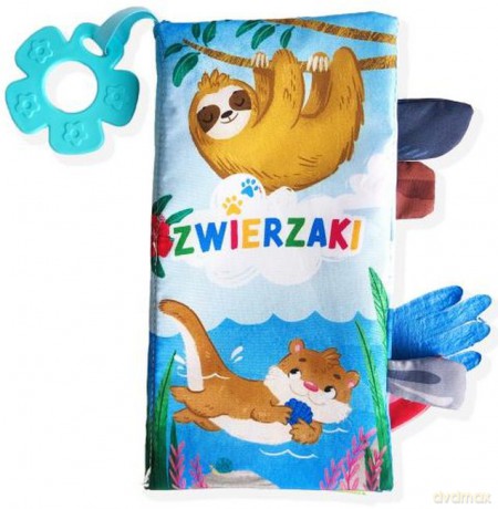 Zwierzaki. Książeczka sensoryczna - Monika Ślizowska [KSIĄŻKA]