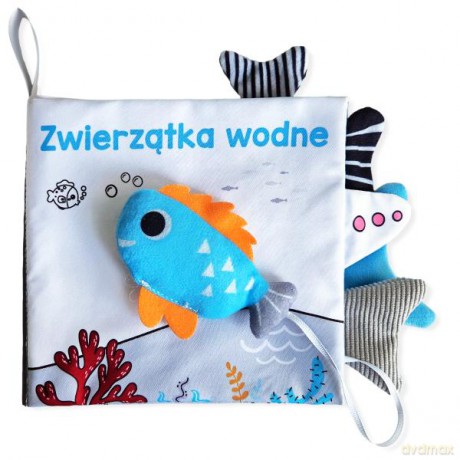 Zwierzątka wodne. Książeczka sensoryczna - Monika Ślizowska [KSIĄŻKA]