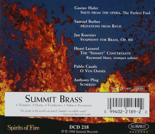 Summit Brass: Spirits Of Fire [CD]