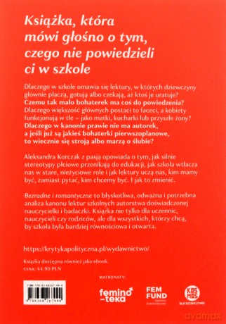 Bezradne i romantyczne. Bohaterki lektur dla szkoły podstawowej - Aleksandra Korczak [KSIĄŻKA]