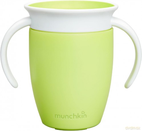 Kubek treningowy z uchwytami Munchkin Miracle 360° 207ml zielony