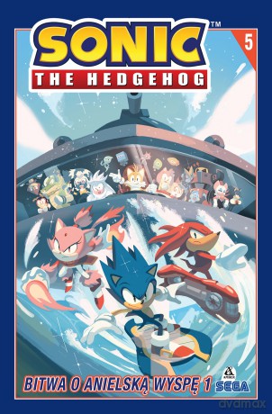 Bitwa o Anielską Wyspę 1. Sonic the Hedgehog (Tom 5) - Ian Flynn, Tracy Yardley, Adam Bryce Thomas, Evan Stanley [KOMIKS]